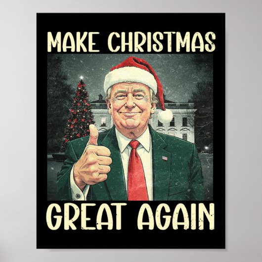 2024年サンタト素晴らしランプおもしろいで再びクリスマス ポスター (正面)