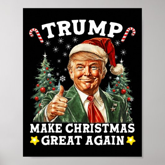 2024年サンタト素晴らしランプおもしろいで再びクリスマス ポスター (正面)