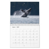 2024年ザトウクジラのカレンダー カレンダー (3月 2027)