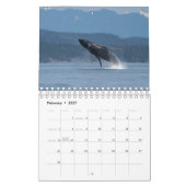 2024年ザトウクジラのカレンダー カレンダー (2月 2027)