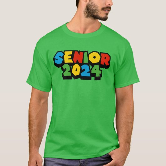 2024年シニアの友達 Tシャツ (正面)