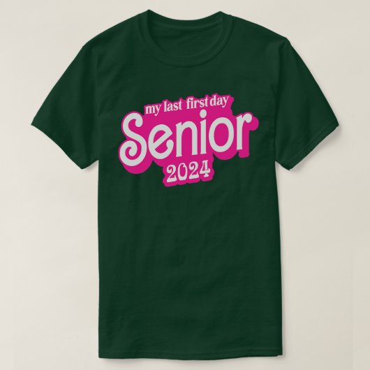 2024年シニア2024おもしろい年の最終初日区分3 Tシャツ (デザイン正面)