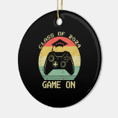 2024年シニア・ビデオ・ゲーマー・ゲームの卒業生のクラス セラミックオーナメント (左)