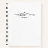 2024年シンプルのカレンダー |ノートブック ノートブック (正面)