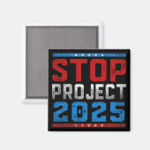 2024年ストップ選挙の2025年プロ大統領のジェクト マグネット (正面/裏面)