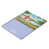 2024年スペインの文字ノートPsalm 56:3 ノートブック (左側)