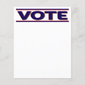 2024年チラシにブルーレジストを大統領の投票 チラシ (裏面)