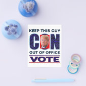 2024年チラシにブルーレジストを大統領の投票 チラシ (シングル)