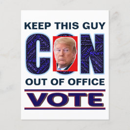 2024年チラシにブルーレジストを大統領の投票 チラシ