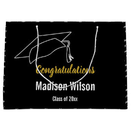 2024年テンプレートおめでとう ラージペーパーバッグ