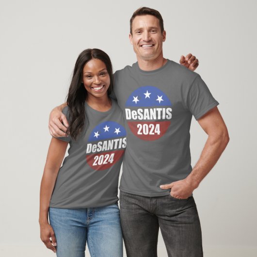 2024年デサンティス選挙ボタン,アメリカをフロリダに Tシャツ (ユニセックス)