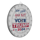 2024年トランプに投票できない方法 ダーツボード (正面左)