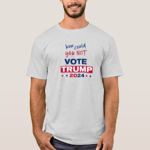 2024年トランプに投票できない方法 Tシャツ
