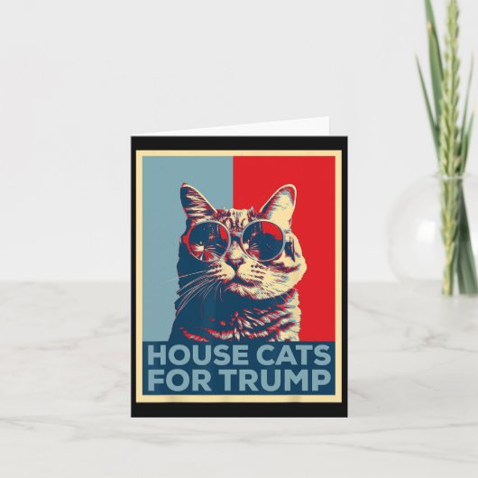 2024年トランプのためのハウス猫ウォン カード (正面)