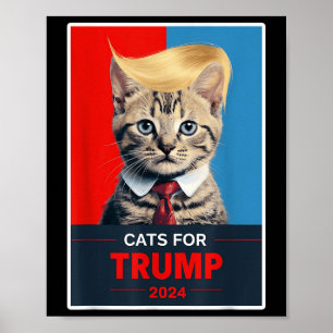 2024年トランプのネコ2024選挙_1 ポスター