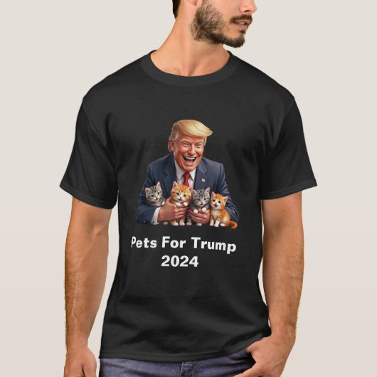 2024年トランプのペット Tシャツ (正面)
