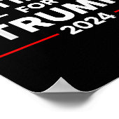 2024年トランプのラテン語 ポスター (角)