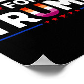 2024年トランプの再大統領投票項目Mem ポスター (角)