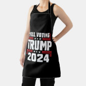 2024年トランプの愛国的なアメリカ国旗を未だ投票している エプロン (インサイチュ)