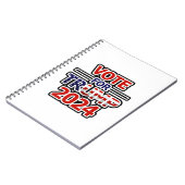 2024年トランプの投票 ノートブック (左側)