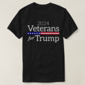 2024年トランプの退役軍人保守派Tr Tシャツ (デザイン正面)