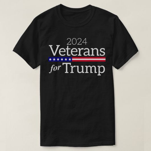 2024年トランプの退役軍人保守派Tr Tシャツ (デザイン正面)