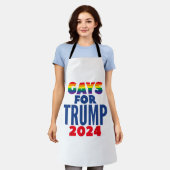 2024年トランプゲイ選挙 エプロン (着用した状態)