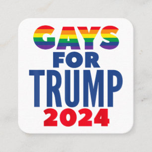 2024年トランプゲイ選挙 スクエア名刺