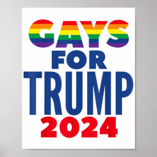 2024年トランプゲイ選挙 ポスター