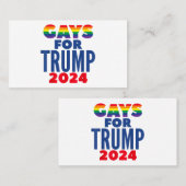 2024年トランプゲイ選挙 名刺 (正面/裏面)