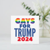 2024年トランプゲイ選挙 招待状 (スタンド正面)