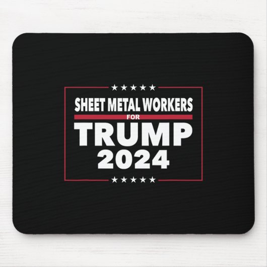 2024年トランプ大統領の金属労働者 マウスパッド (正面)