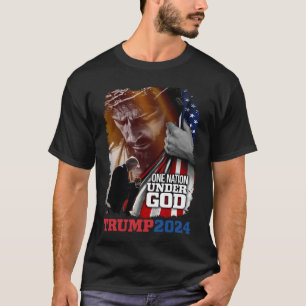 2024年トランプ大統領下の国家アメリカChri Tシャツ