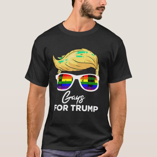 2024年トランプ大統領選挙ゲイ Tシャツ (正面)