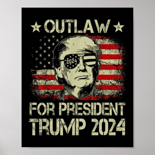 2024年トランプ大統領 ポスター (正面)