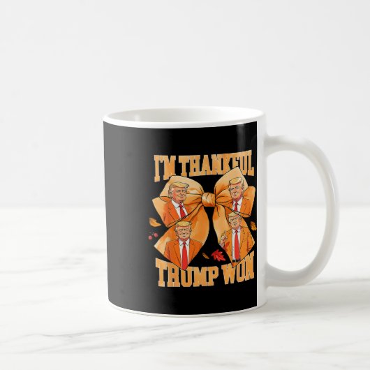 2024年トランプ感謝祭を勝ち取った コーヒーマグカップ (右)