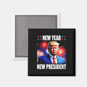 2024年トランプ新大統領 マグネット (正面/裏面)