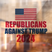 2024年トランプ選挙反対の共和党員 ウィンドウサイン (シート2)