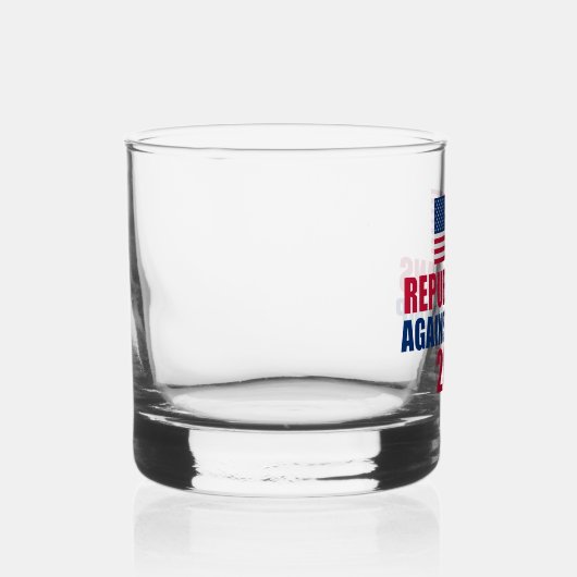 2024年トランプ選挙反対の共和党員 ウイスキーグラス (右)