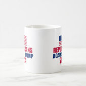 2024年トランプ選挙反対の共和党員 コーヒーマグカップ (中央)