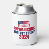 2024年トランプ選挙反対の共和党員 缶クーラー (缶正面)