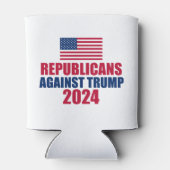 2024年トランプ選挙反対の共和党員 缶クーラー (裏面)