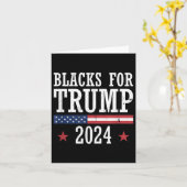 2024年トランプ選挙大統領のの黒人 カード (黄色い花)