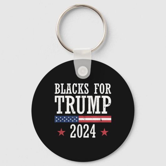 2024年トランプ選挙大統領のの黒人 キーホルダー (正面)