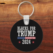 2024年トランプ選挙大統領のの黒人 キーホルダー (正面)
