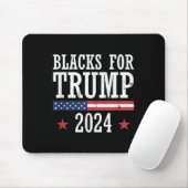 2024年トランプ選挙大統領のの黒人 マウスパッド (マウス)