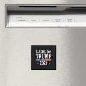 2024年トランプ選挙大統領のの黒人 マグネット (インサイチュ (食洗機))