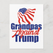 2024年トランプ選挙政治反対のグランパス ポストカード (正面)