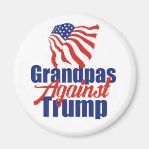 2024年トランプ選挙政治反対のグランパス マグネット