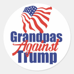 2024年トランプ選挙政治反対のグランパス ラウンドシール